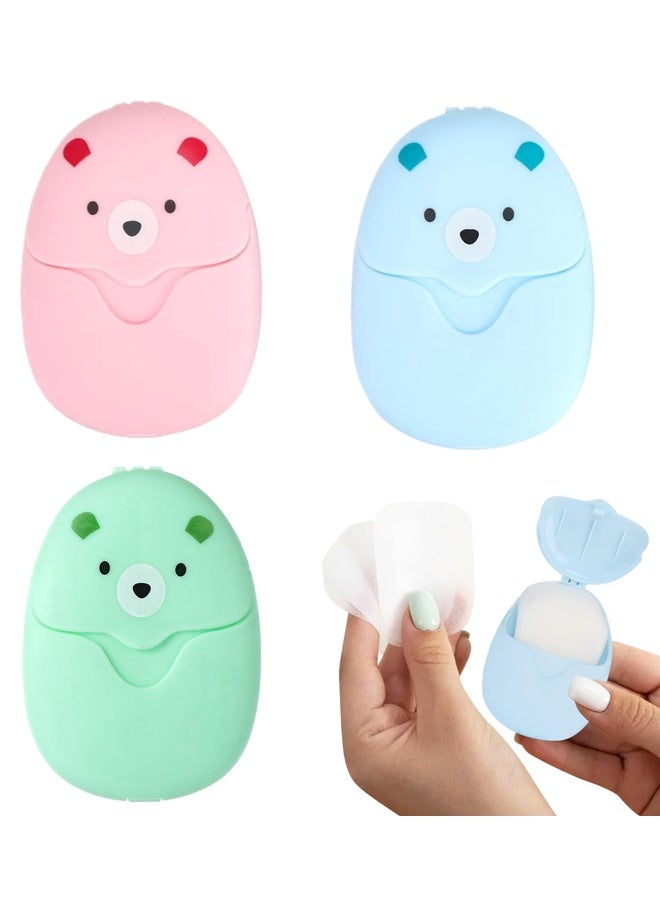 150 PCS Portable Travel Soap Sheets Disposable Travel Essentials Soap Foaming Hand Washing Paper Soap Eco Friendly Cleaning Products for Indoor Outdoor Travel Camping Hiking - Image 1