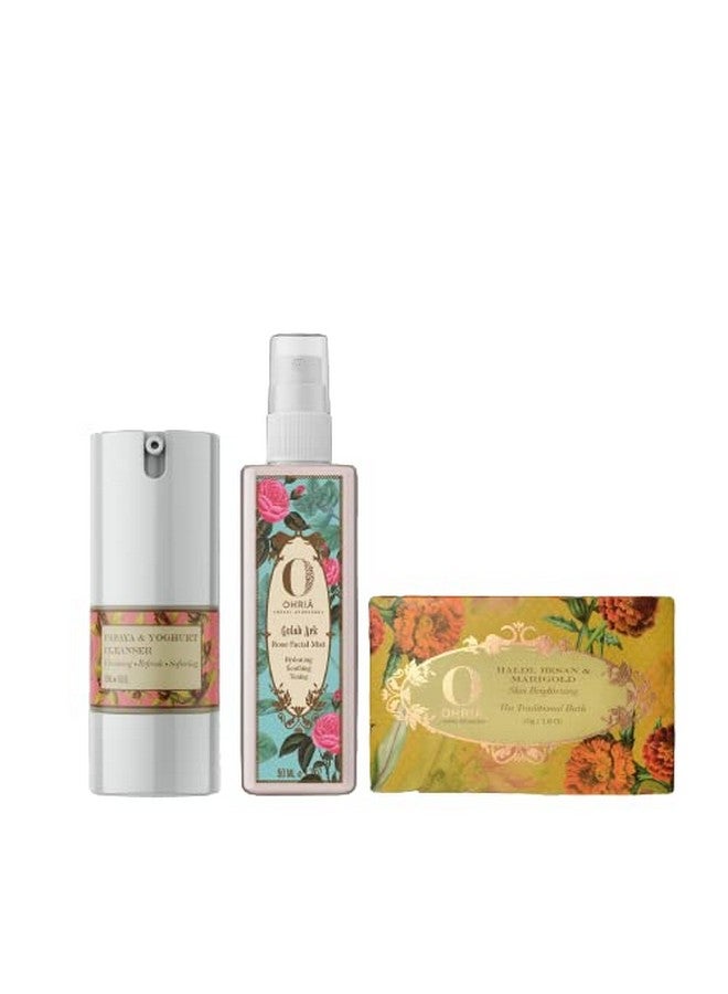Ohria Ayurveda Gift Box for Her | Gently Removes Dirt and Impurities from skin (Set of 3) - Image 1