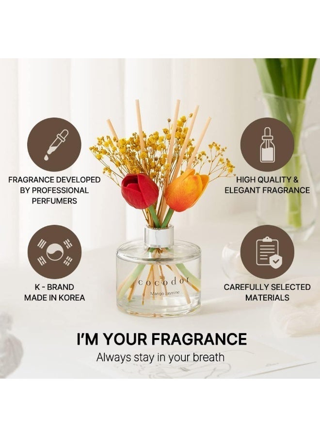 cocodor Cocod'or [COCODOR/Floral Bouquet] Tulip Reed diffuser oil 200ml with Tulip Sticks, Best for Home, Kitchen, Bathroom. Diffusers with Sticks - Image 3
