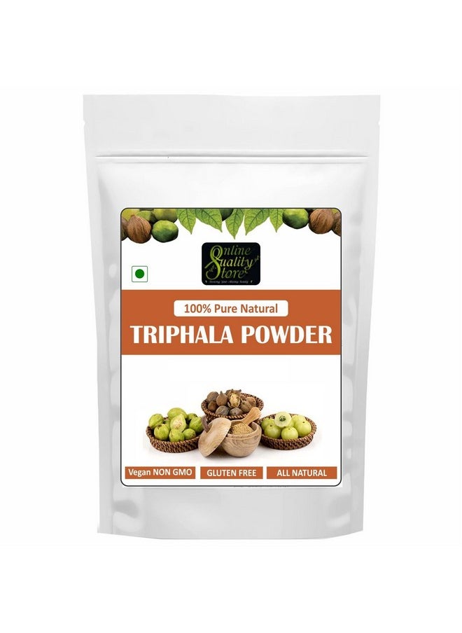 Online Quality Store Triphala Powder - 100G For Eating, Hair And Skin, Churna Powder Of Amla, Behada, Harada  - Image 1