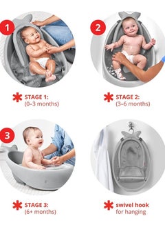 Baby Dreams Three-Stage Baby And Toddler Bath Tub  - Image 2