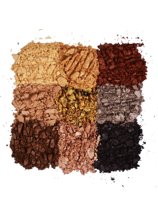 OBLHER B - Eyeshadow Palette 9 Color Pearl Cream Makeup Pallet Matte Velvet Texture, Natural Earth Tone Eye Shadow Suitable For Rock Style Smoky Makeup 0.29Oz E95261 - Image 1