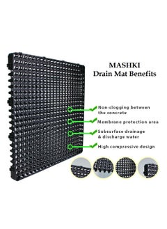 MASHKI MASHKI Plastic 20 Mm Drain Cell Mat for Home Garden- High Thickness and Durability to Keep Neat and Clean Terrace for Outdoor Usage and Also Grass Laying10  - Image 3