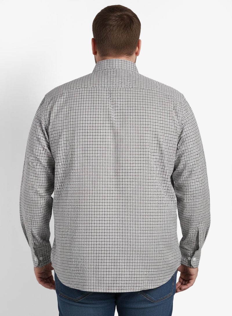 Robert Wood Multi Check Semi Formal Shirt - Image 5