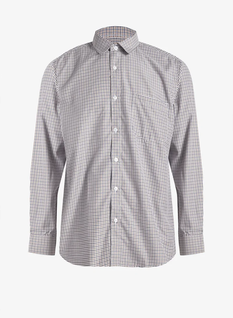 Robert Wood  Multi Check Semi Formal Shirt for Men | Best Price UAE
