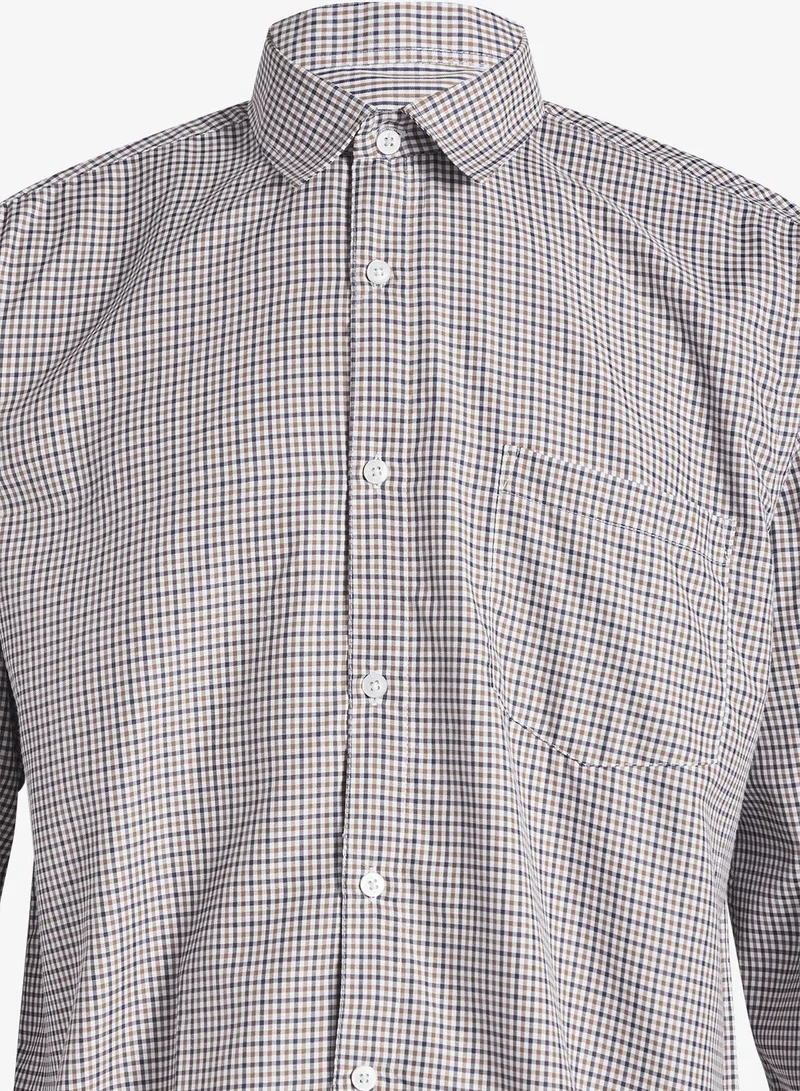 Robert Wood  Multi Check Semi Formal Shirt for Men | Best Price UAE