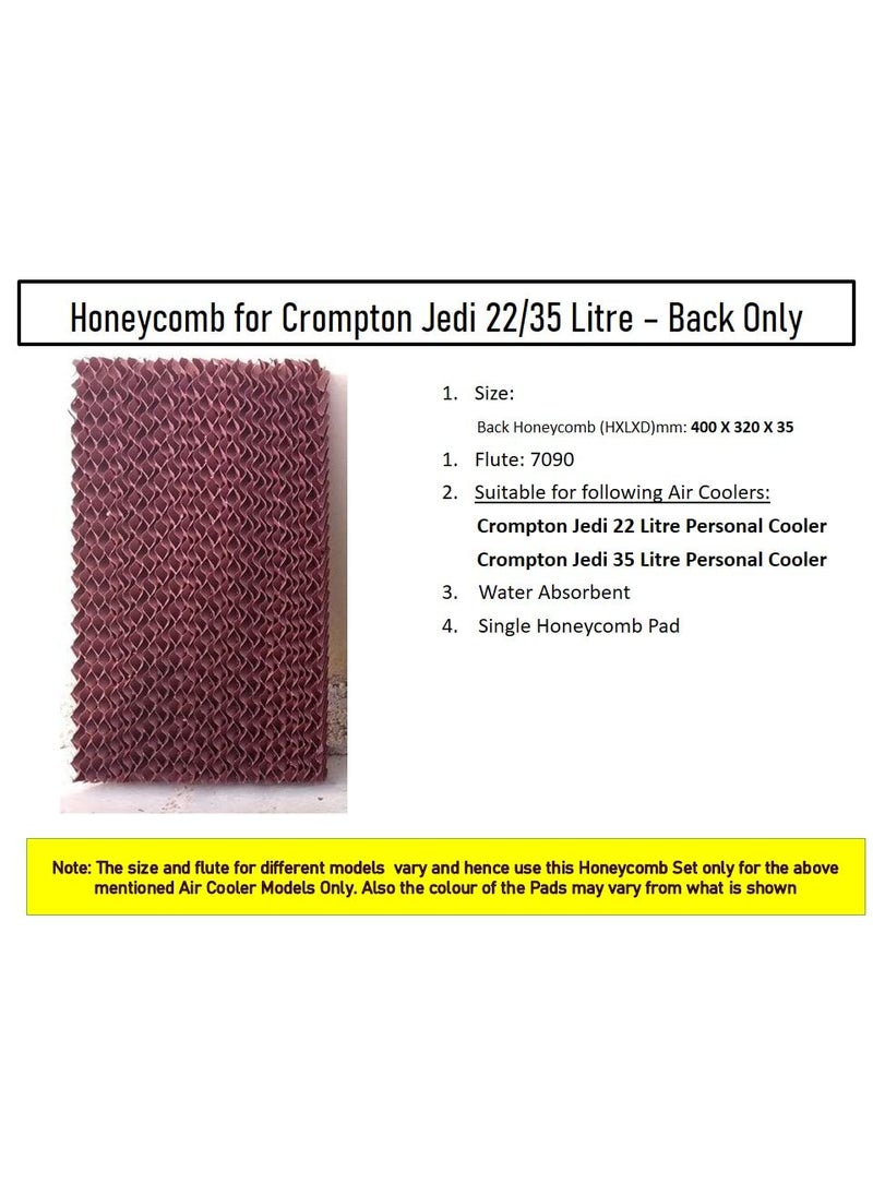 HAVAI HAVAI Honeycomb Pad Back for Crompton Jedi 35 Litre Personal Cooler  - Image 2