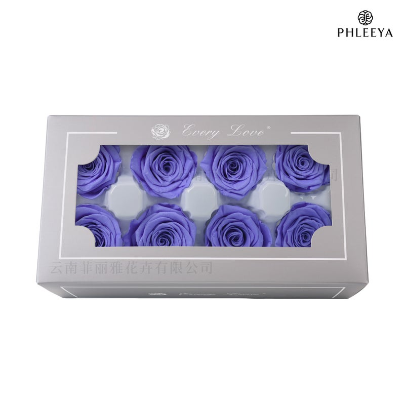 Eternal Flower Rose Flower Head Diy Material 4-5Cm8 Finished Bouquet Gift High Sense Dried Flowers Flowers - Image 1