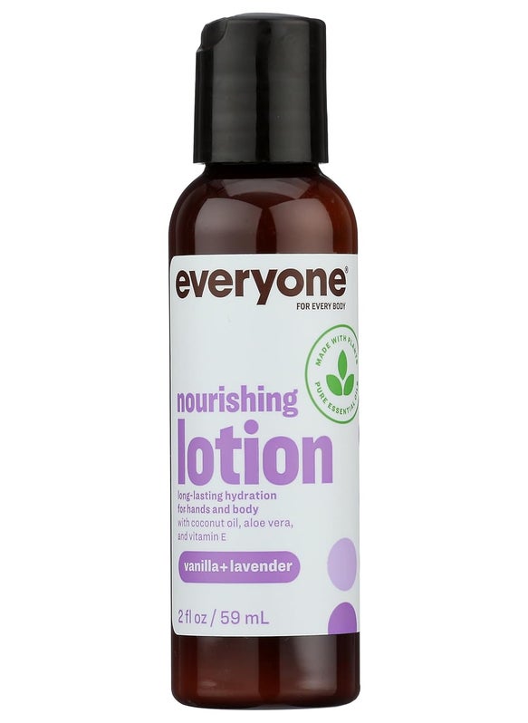 Everyone for Every Body Nourishing Lotion Travel Size Vanilla and Lavender 2 Ounce