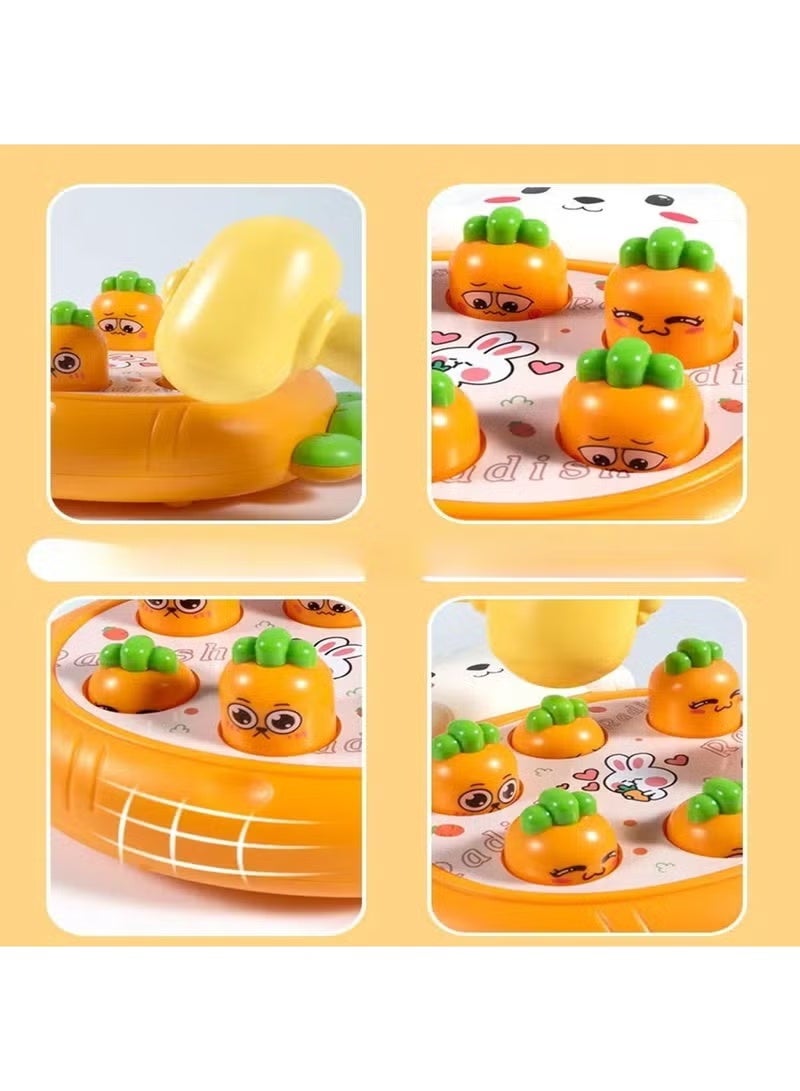 VarioNest Baby Hammering Pound & Tap Toy, Bunny Carrot Whack-a-Mole Early Learning Game – Motor Skills Development Interactive Toy for Toddlers Kids Age 2+Years,Education Early Development Toys - Image 5