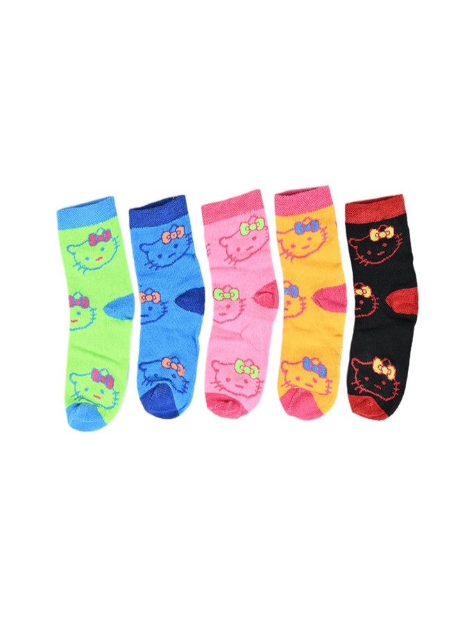 MUKHAKSH (Pack of 10 Pairs = 20 Socks Kids Baby Girls Boys Cotton Summer Printed Socks - Image 2