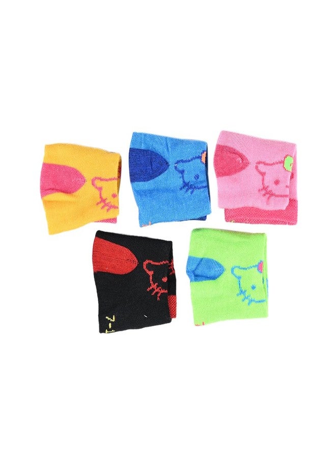 MUKHAKSH (Pack of 10 Pairs = 20 Socks Kids Baby Girls Boys Cotton Summer Printed Socks - Image 3
