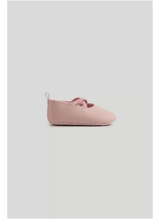 mothercare - Pink Ballerina Baby Shoes - Image 1