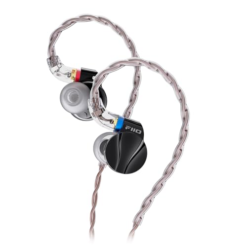 FiiO FD15 13.8mm Magnalium DLC HiFi Dynamic Driver in-Ear Earphone with Stainless Steel Shell, Detachable MMCX Cable (Black) - Image 2