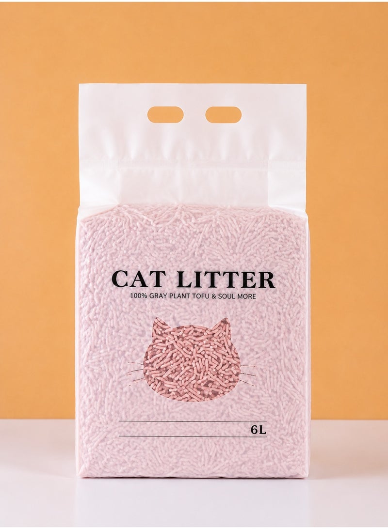KLNAMAEAAN Biodegradable Fast Clumping Cat Litter Peach Flavor - Image 1