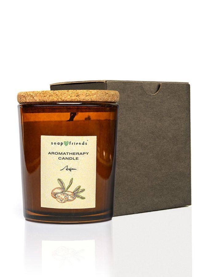 الصابون والأصدقاء شمعة أرغان أواسيس العلاجية من سوب آند فريندز، 230 مل - شمع الصويا الطبيعي - رائحة أرغان فاخرة - صديقة للبيئة وقابلة للتحلل البيولوجي - احتراق يدوم 50 ساعة لتغذية وتجديد البشرة - Image 3