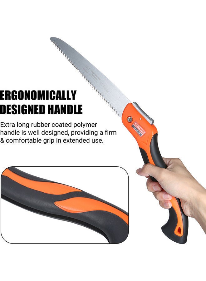 NIBEMINENT Folding Hand Pruning Saw with Comfortable Grip Multicolour - Image 2
