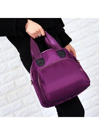 Fashion Western Style Women Large Capacity Oxford Handbag Messenger Single-shoulder Bag(Purple) - pzsku/Z569E0AB868D12AD33A6CZ/45/_/1734084047/431e754d-c75c-4622-85fd-e7dbfede94d2