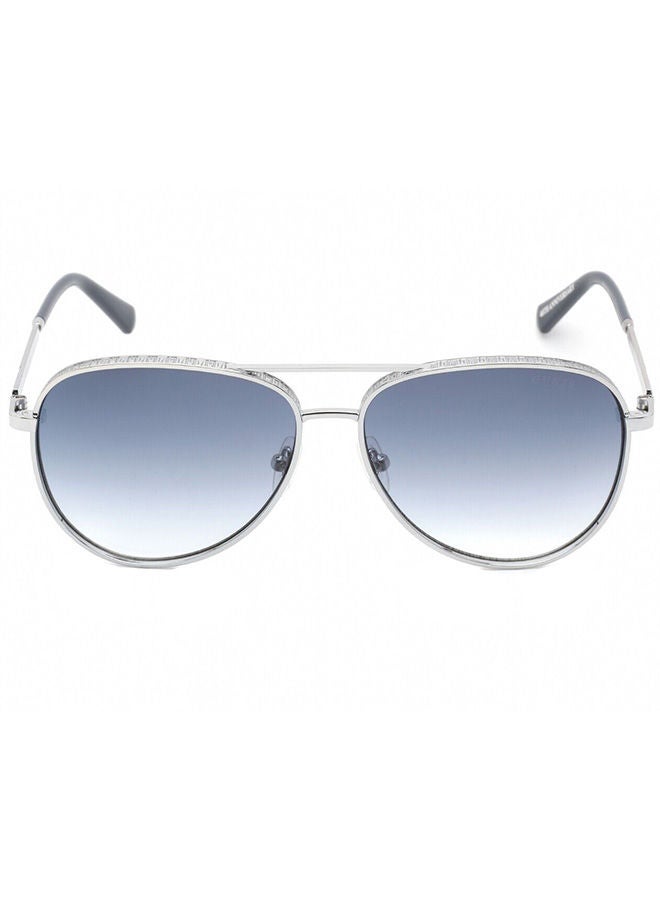 GUESS Unisex Aviator Sunglasses with Sky Tone Lenses - GU5206 10W 59mm - Image 1