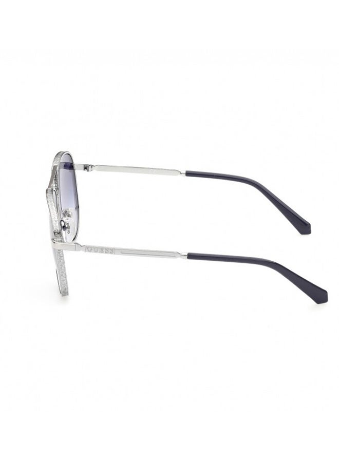 GUESS Unisex Aviator Sunglasses with Sky Tone Lenses - GU5206 10W 59mm - Image 4