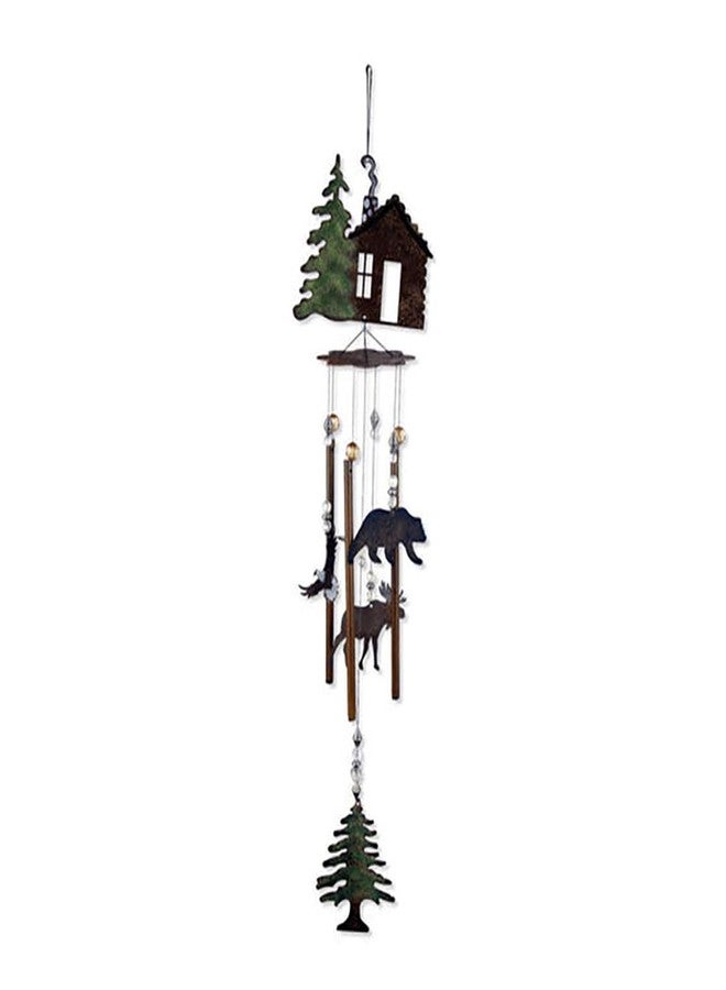 Sunset Vista Designs Wilderness Wonders Cabin Fever Wind Chime, 28" - Image 1