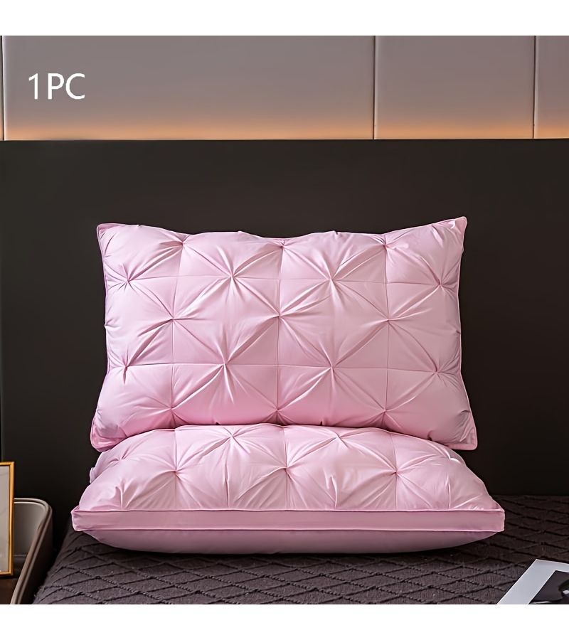 Super Soft Rest Easy Cervical Pillow For Sleeping Neck Support Bedroom Home Guest Room Use Comfortable Pillow Core Men Women Anti Collapse Grey - Image 1