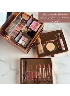ريال بيوتي حقيبة مستحضرات تجميل فاخرة مكونة من 16 قطعة لإضفاء لمسة فاخرة على جمالك اليومي  - Image 1