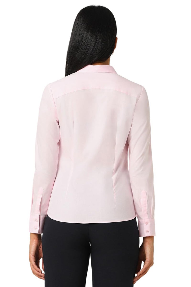 Van Heusen Women's Regular Fit Shirt (VWSFFRGFD30812_Pink - Image 3
