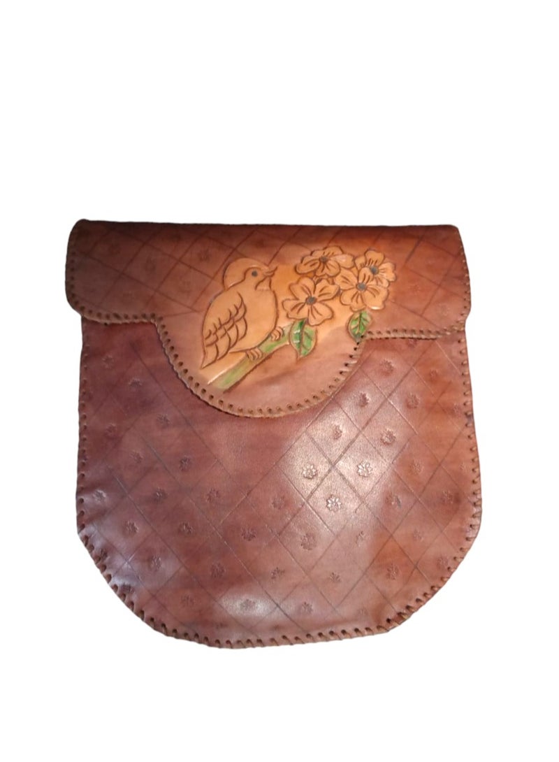 شير شنطة كروس من الجلد الطبيعي - Image 1