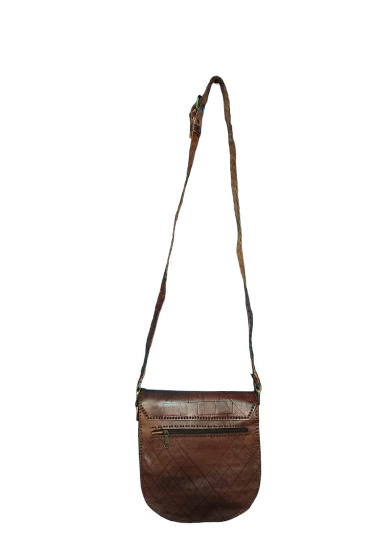 شير شنطة كروس من الجلد الطبيعي - Image 3