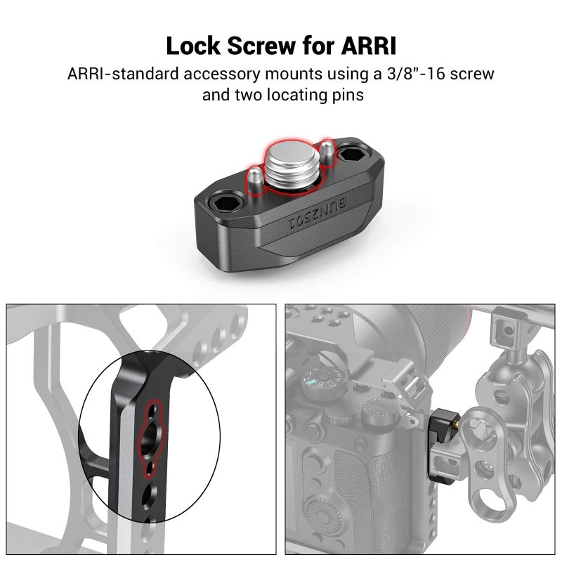 SmallRig NATO Rail with Locating Screw for ARRI 35mm BUN2501B - Image 2