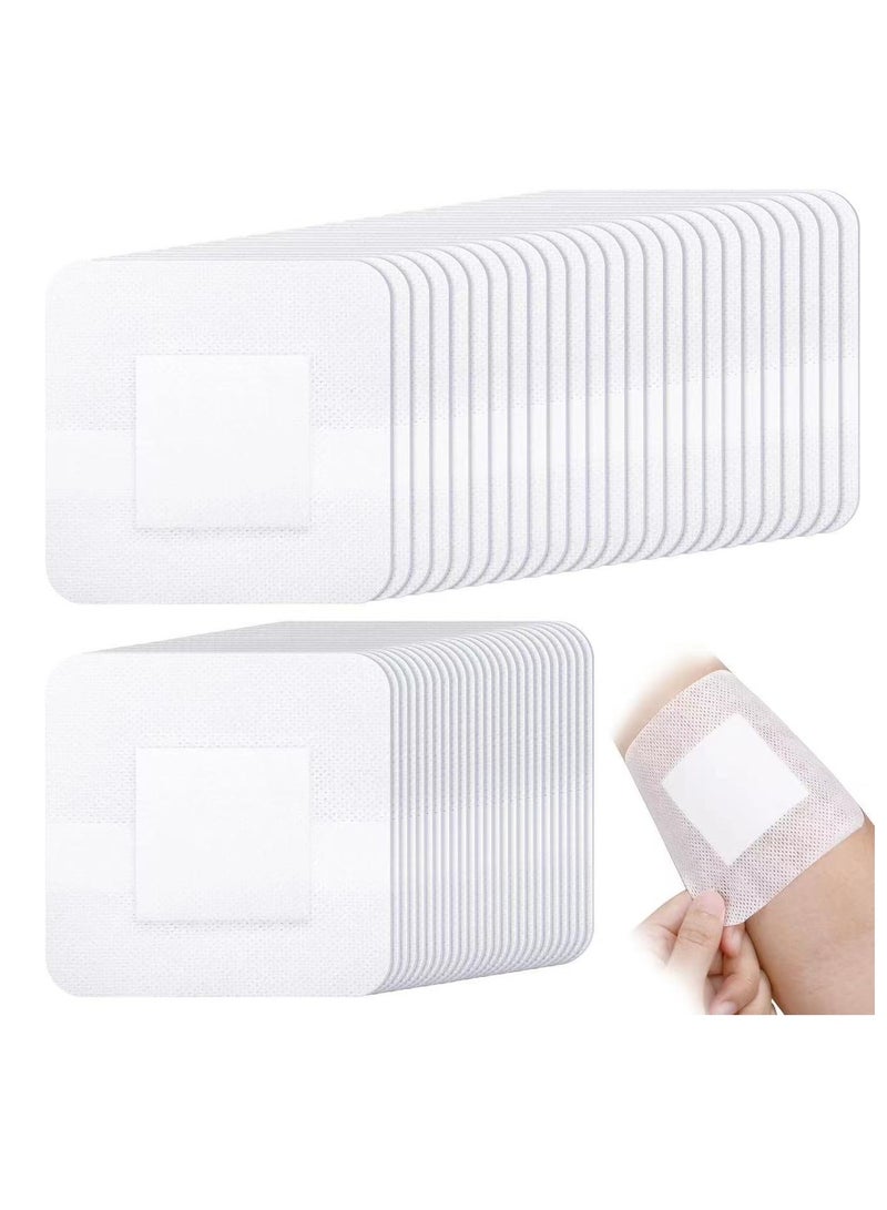 Generic 20 Pieces Bordered Gauze-Island Dressing is 10 x 10cm Wound Bandage Adhesive Patches Post Shower Pads Breathable Borders Individually Packed Pouches - Image 1