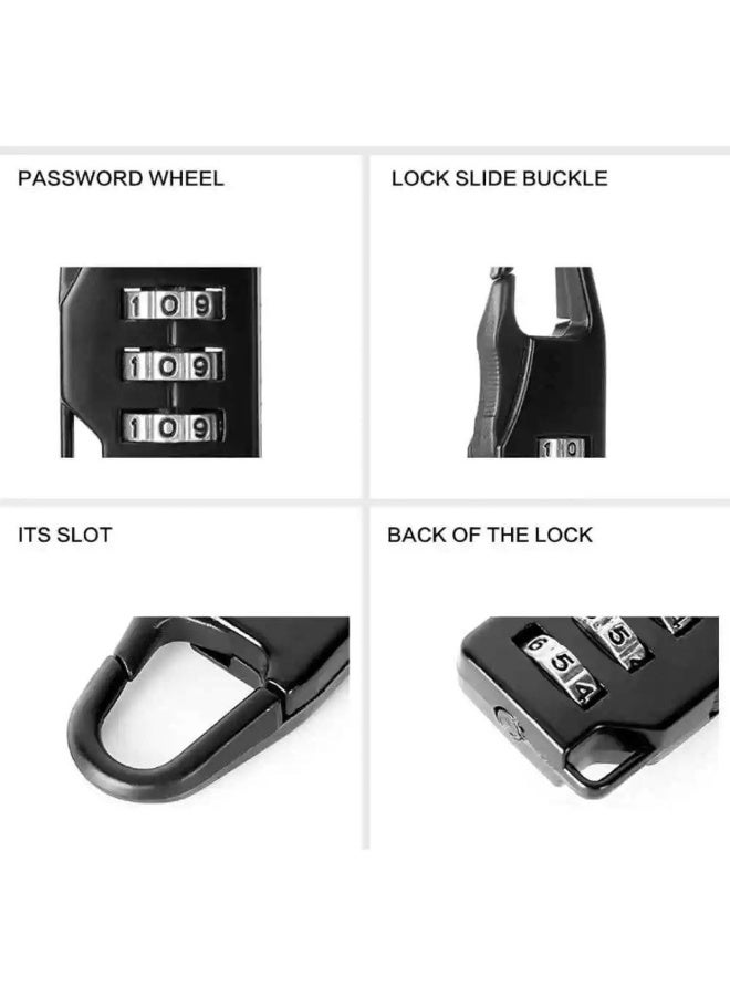 Small password lock Travel Suitcase Luggage Bag Code Padlock - Image 3
