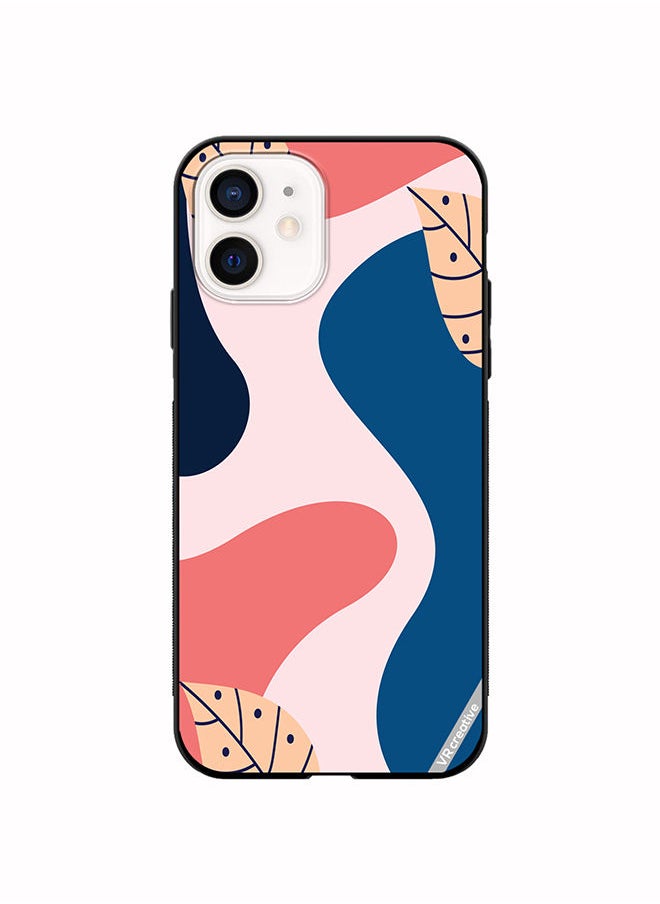 VR CREATIVE Protective Case Cover For Apple iPhone 12 Abstract Modern Digital Painting Fashion Design Multicolour  - Image 1