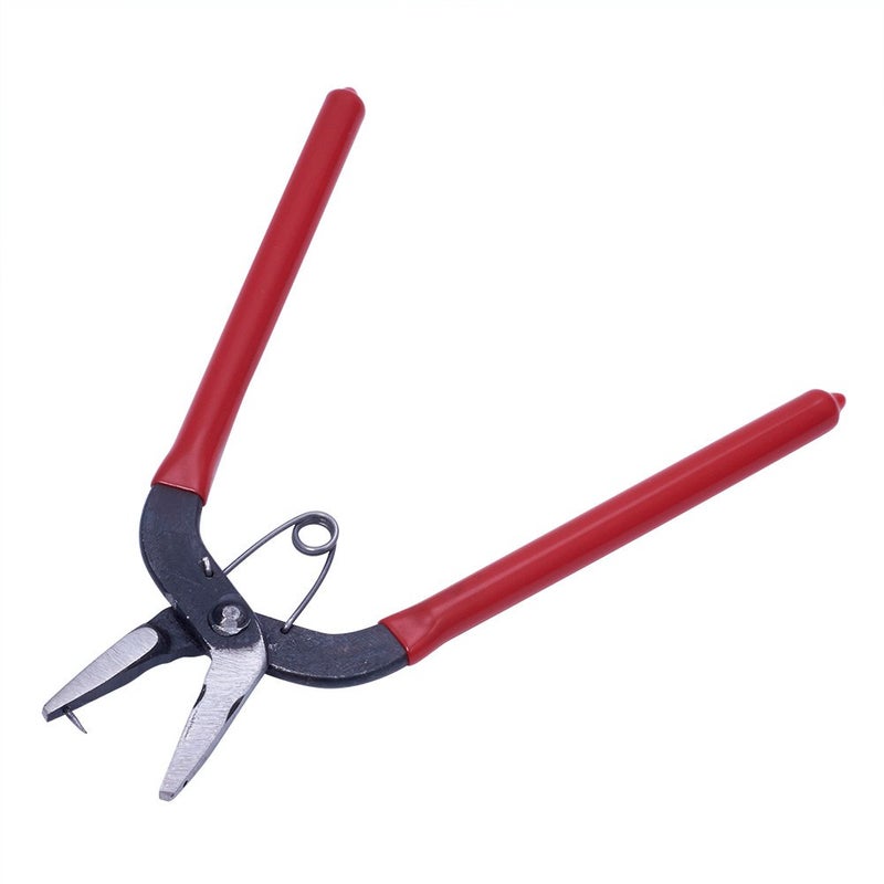 PH PandaHall Pandahall Jewelry Hole Punch Pliers Jewelry Pliers Eyelet Pliers Craft Paper Leather Hole-punching Handed Tool Cutter Red Pin:1mm - Image 1