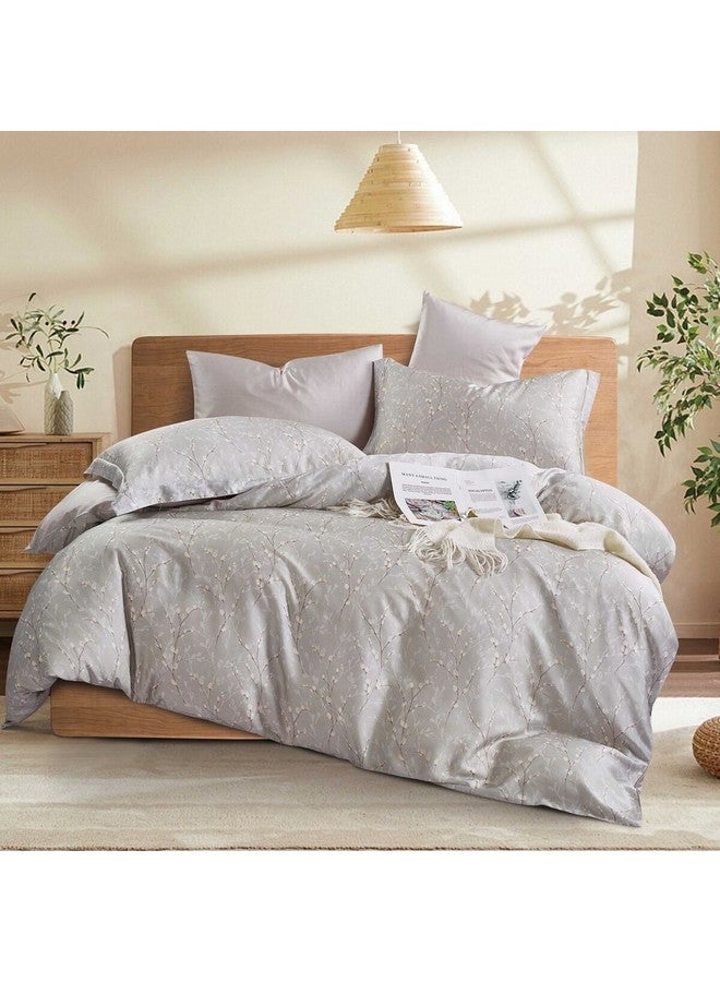 ريف مجموعة طقم لحاف ملكي من 6 قطع من الألياف الدقيقة بتصميم طبعات رمادي 35 × 250 × 230 سم FP114-K