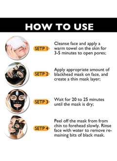 Bamboo Charcoal Black Mask, Blackhead Remover Pore Shrink Blackhead Peeling Deep Pore Cleansing Tool Skin Care Product, Deep Cleansing Blackhead Pores Acne For Men And Women, 60G - pzsku/Z569EBDE33148B666187EZ/45/_/1730449530/f749f619-7c60-4cdd-993d-04fe77db255c