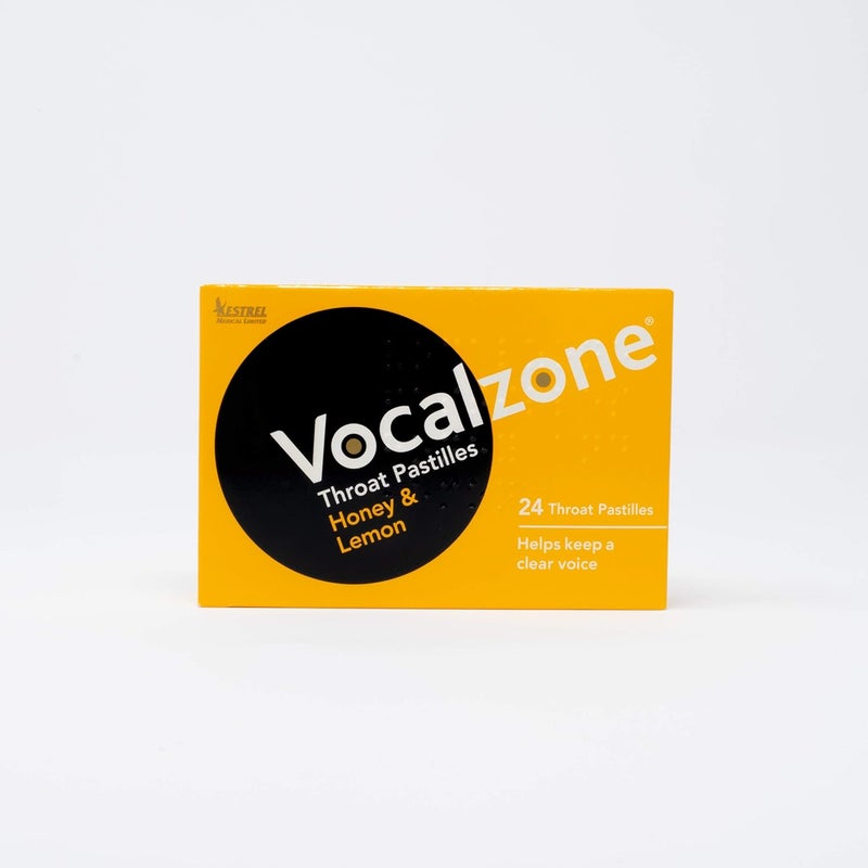 Vocalzone Throat Pastilles Honey Lemon 6 Packs 24 for Sore Throats and Hoarseness When Overusing Your Voice Produced and Sold in The United Kingdom Since 1912 - Image 5