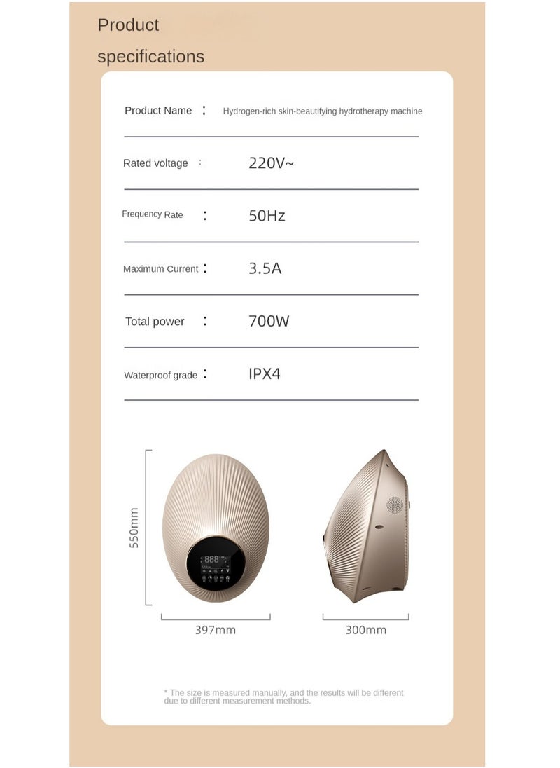 Deep Cleaning Antioxidant Hydrogen SPA Machine  Imported Proton Membrane Deep Purification Hydrogen Hydrotherapy Equipment - pzsku/Z569EC97E4C311BF40CCAZ/45/_/1732261969/f674161a-5200-4344-9de7-1b076a3fd8ab