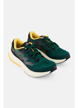 Adidas Women Supernova Rise Earth Lace Up Running Shoes, Green  - Image 1