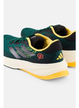 Adidas Women Supernova Rise Earth Lace Up Running Shoes, Green  - Image 2