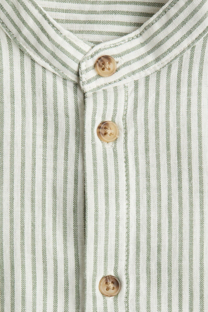 H&M Linen-Blend Grandad Shirt - Image 2