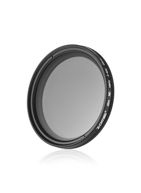 49mm Ultra Slim Variable Fader ND2-400 Neutral Density ND Filter Adjustable ND2 ND4 ND8 ND16 ND32 to ND400 Replacement for  Sony NEX 18-55mm Lens