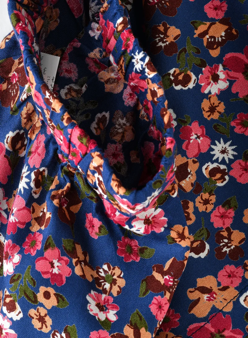 جيلين Girls' Floral Print Skirt