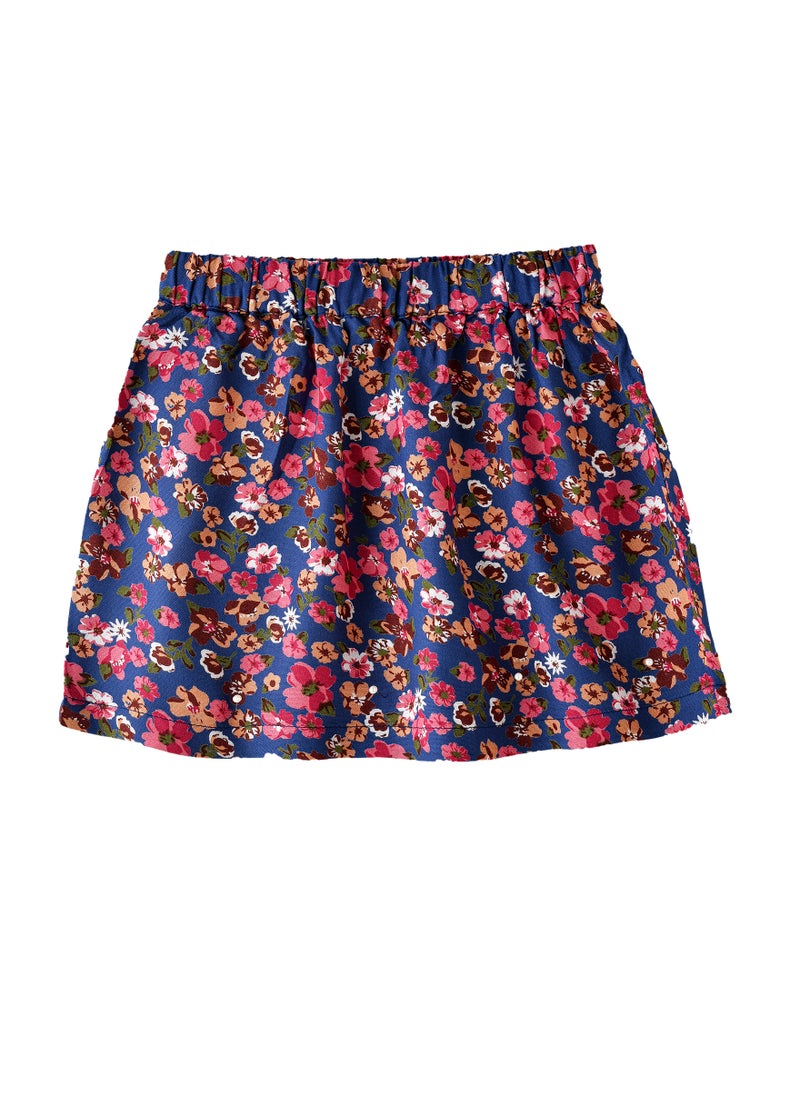 Jelliene Girls' Floral Print Skirt  - Image 1