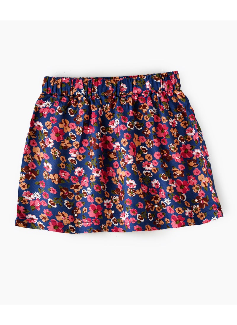 Jelliene Girls' Floral Print Skirt  - Image 3