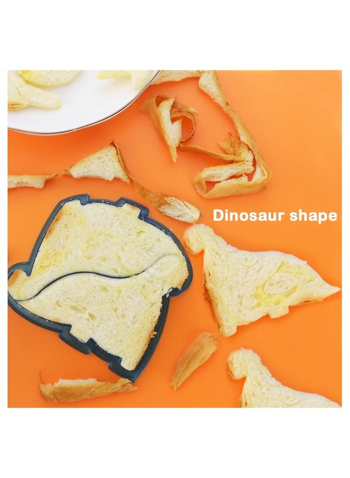 3 Pcs Sandwich Mold Sandwich Cutter in Cute Color and Creative Shapes for Kids Boys Girls DIY Lunch Bento Boxes Cookie (Dinosaur & Dolphin & Butterfly Shapes) - Image 5