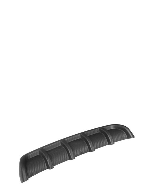 Carbon rear diffuser for the car, protects it from shocks and scratches, made of ABS, perfect shape for the car. The product includes installation materials, double-sided tape, and screws.