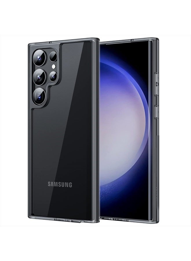 Jetech Case for Samsung Galaxy S23 Ultra 5G 6.8-Inch, Non-Yellowing Shockproof Bumper Protective Phone Cover, Anti-Scratch Hard PC Back (Black) - Image 1