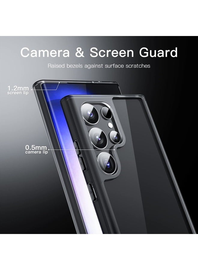 Jetech Case for Samsung Galaxy S23 Ultra 5G 6.8-Inch, Non-Yellowing Shockproof Bumper Protective Phone Cover, Anti-Scratch Hard PC Back (Black) - Image 5